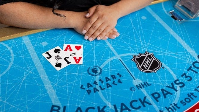 Caesars Digital представляет игру NHL Blackjack