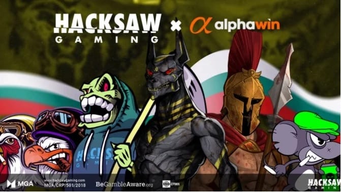 Hacksaw Gaming запустился в Болгарии через Alphawin