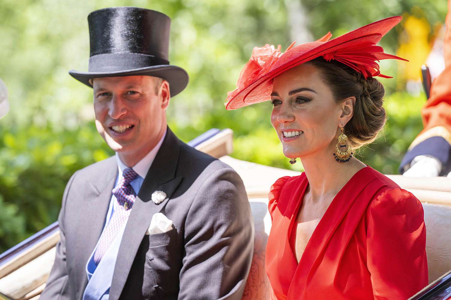 Принц Уильям со своей женой Кейт Миддлтон на скачках Royal Ascot. Source: People Magazine 